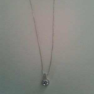 Sterling Silver Necklace with  Beautiful Pendant